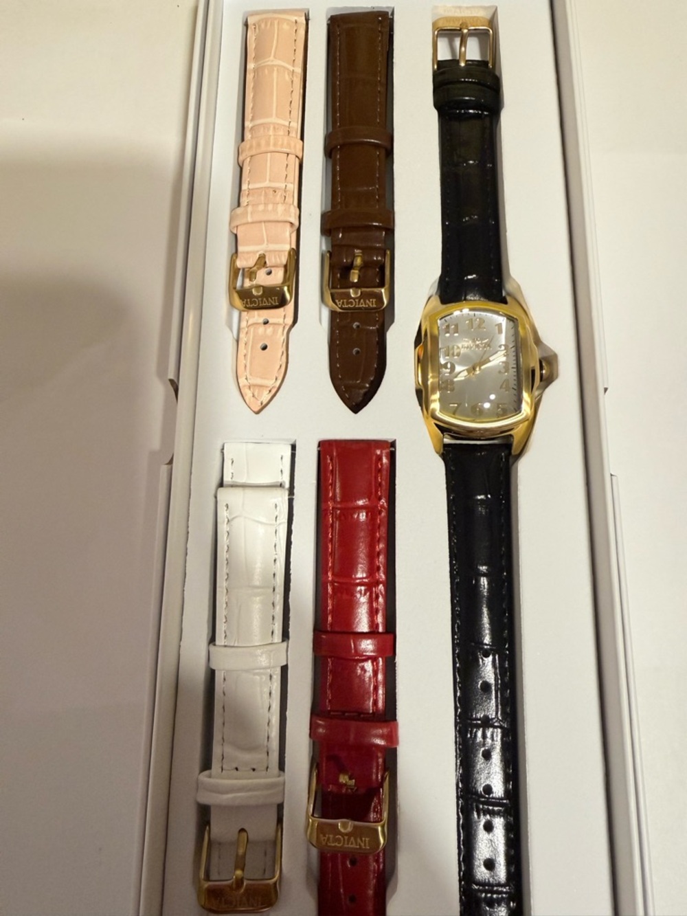 Invicta Lupah Women's Watch , Genuine Leather Interchangeable Bands- 29mm